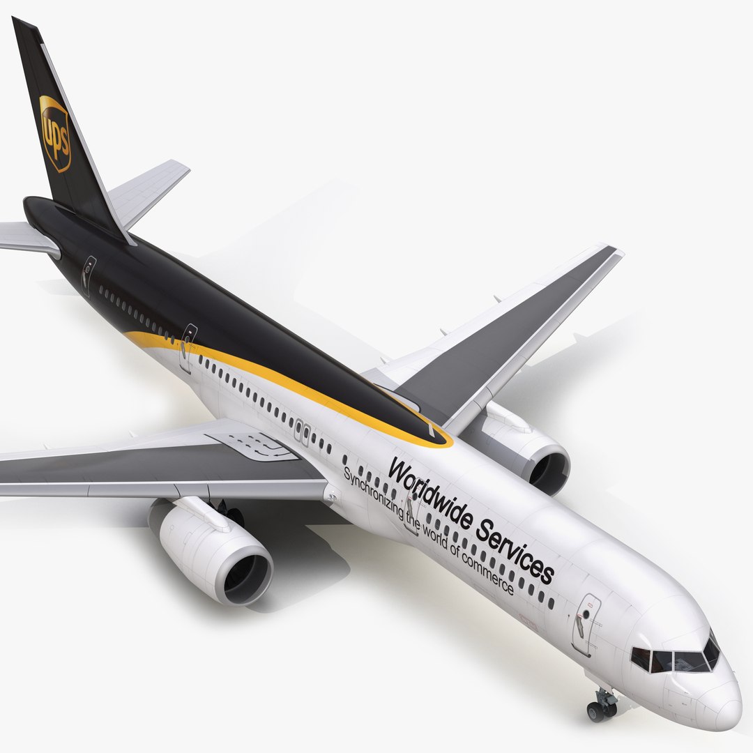 Boeing 757-200 UPS Airlines 3D Model 3D model preview