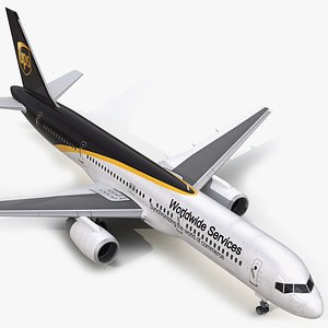 Boeing 757-200 UPS Airlines 3D Model