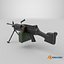 M249 AAA Game Ready PBR Low-poly modèle 3D