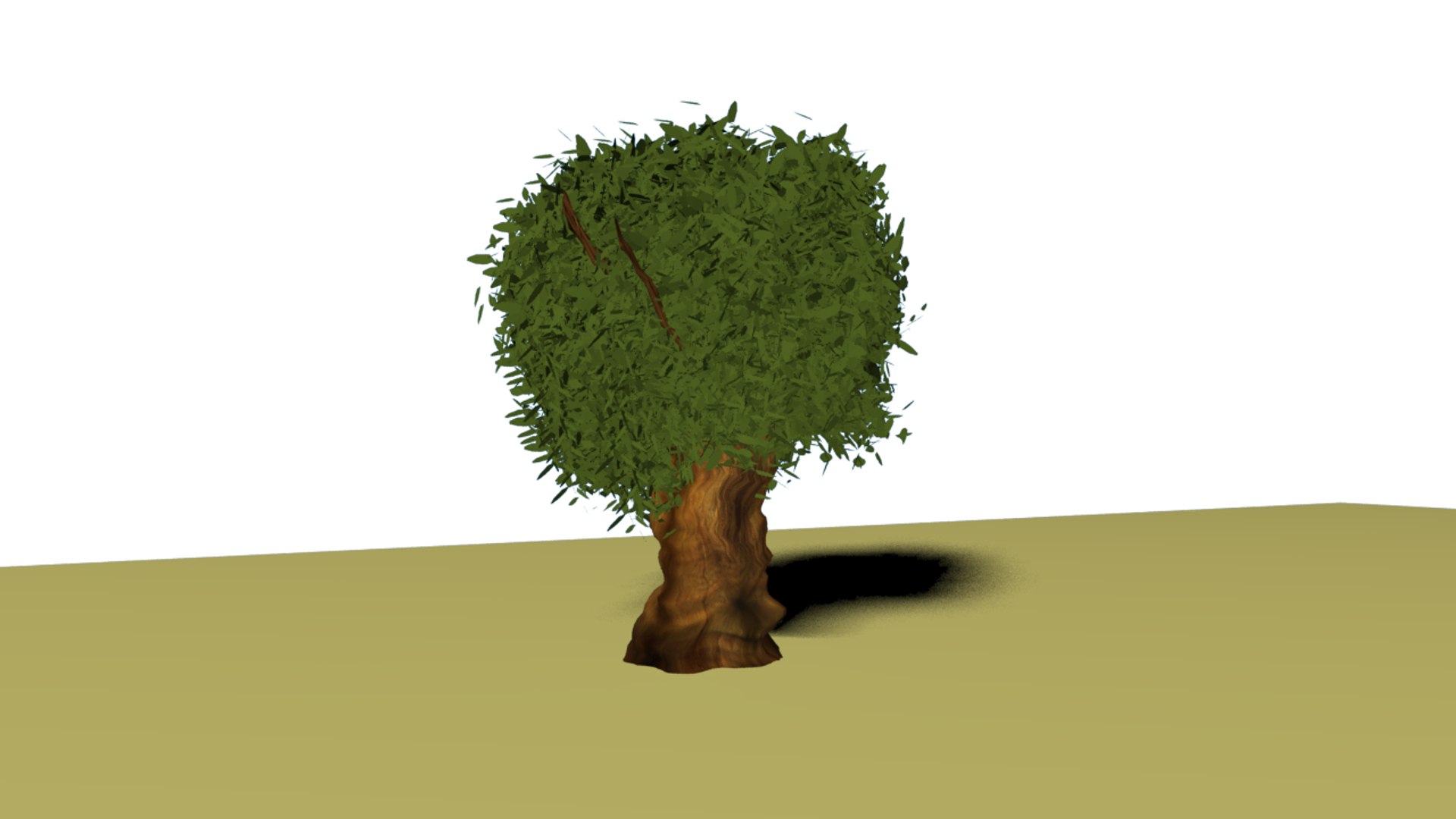 big tree 3d obj