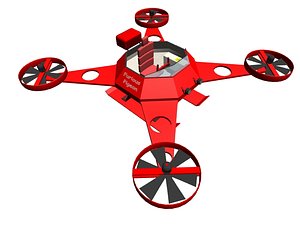 vehicles octocopter 3D