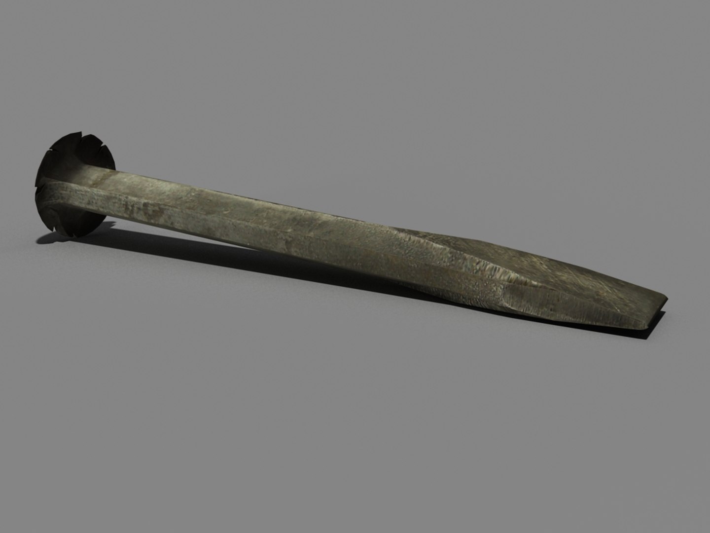 Chipped Chisel 3d Model