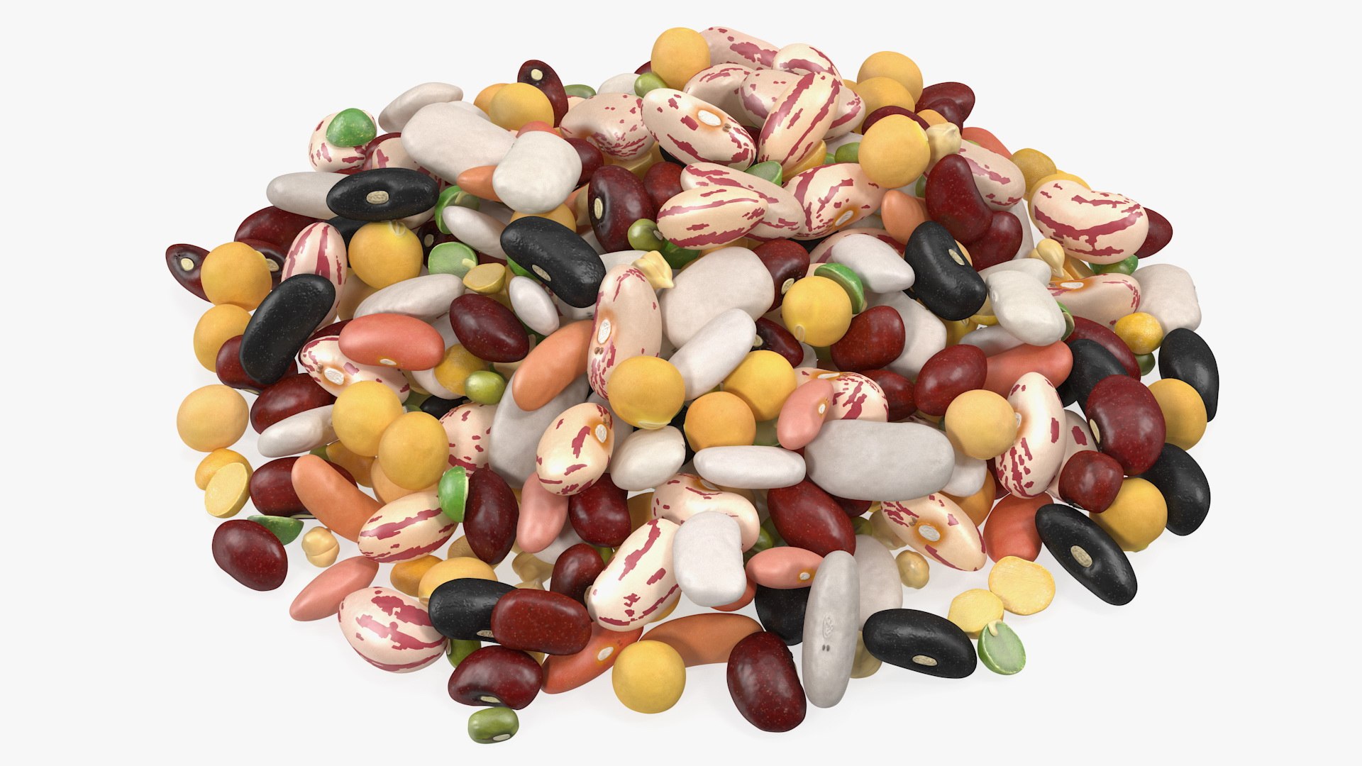 Pile Mixed Legume Beans 3d - Turbosquid 1559127