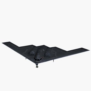 3d model northrop spirit stealth bomber