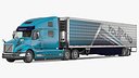Volvo VNL 860 Truck with Reefer Trailer Your Brand