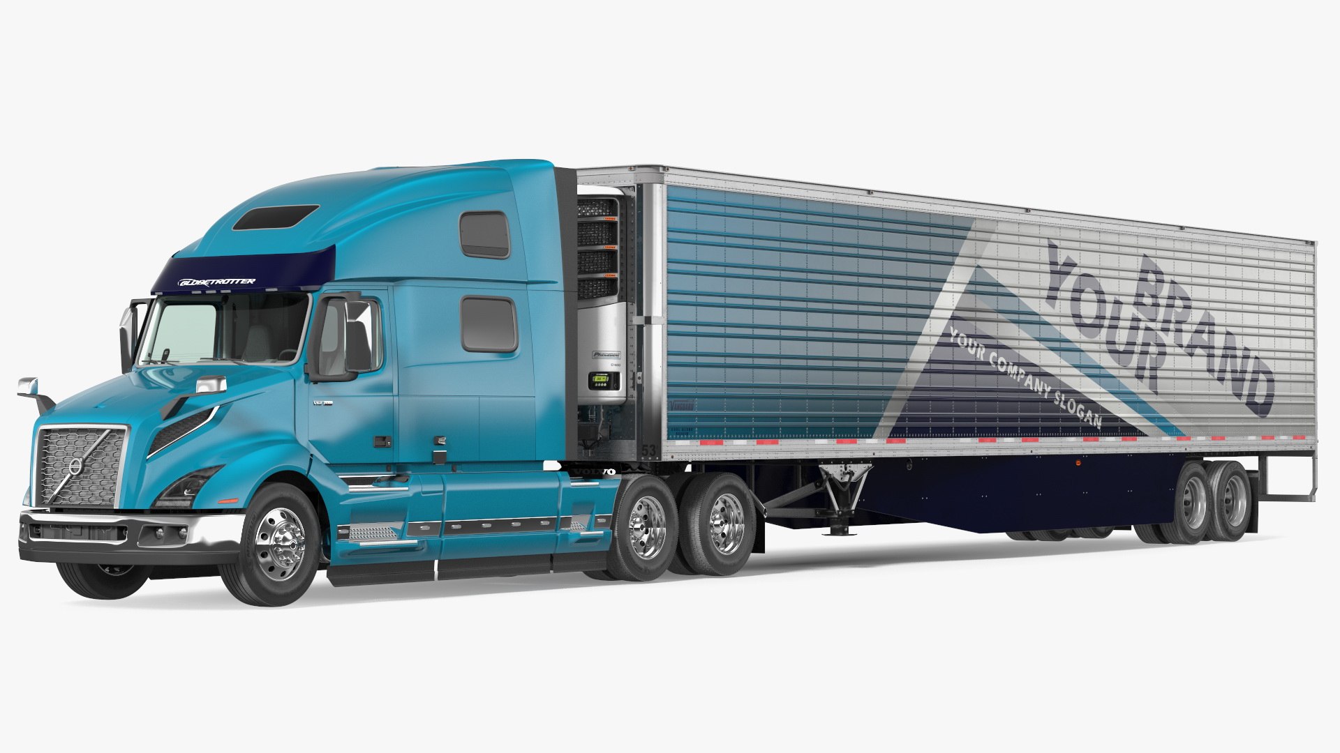 Semi Trucks and Trailers Collection 3 3D model preview