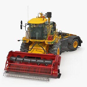 CMC Saturne 5800 Harvester Clean Rigged 3D Model