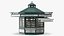 Newspaper Kiosk Green