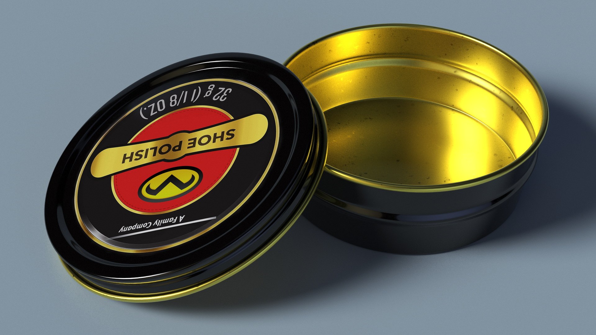 Empty Shoe Wax Metal Can 3D model https://p.turbosquid.com/ts-thumb/b7/zUEBxM/iZ/empty_shoe_wax_metal_can_006/jpg/1741240061/1920x1080/fit_q87/6c78fa60a8ee240ecc17cfce9bae9a5c75ee58b2/empty_shoe_wax_metal_can_006.jpg