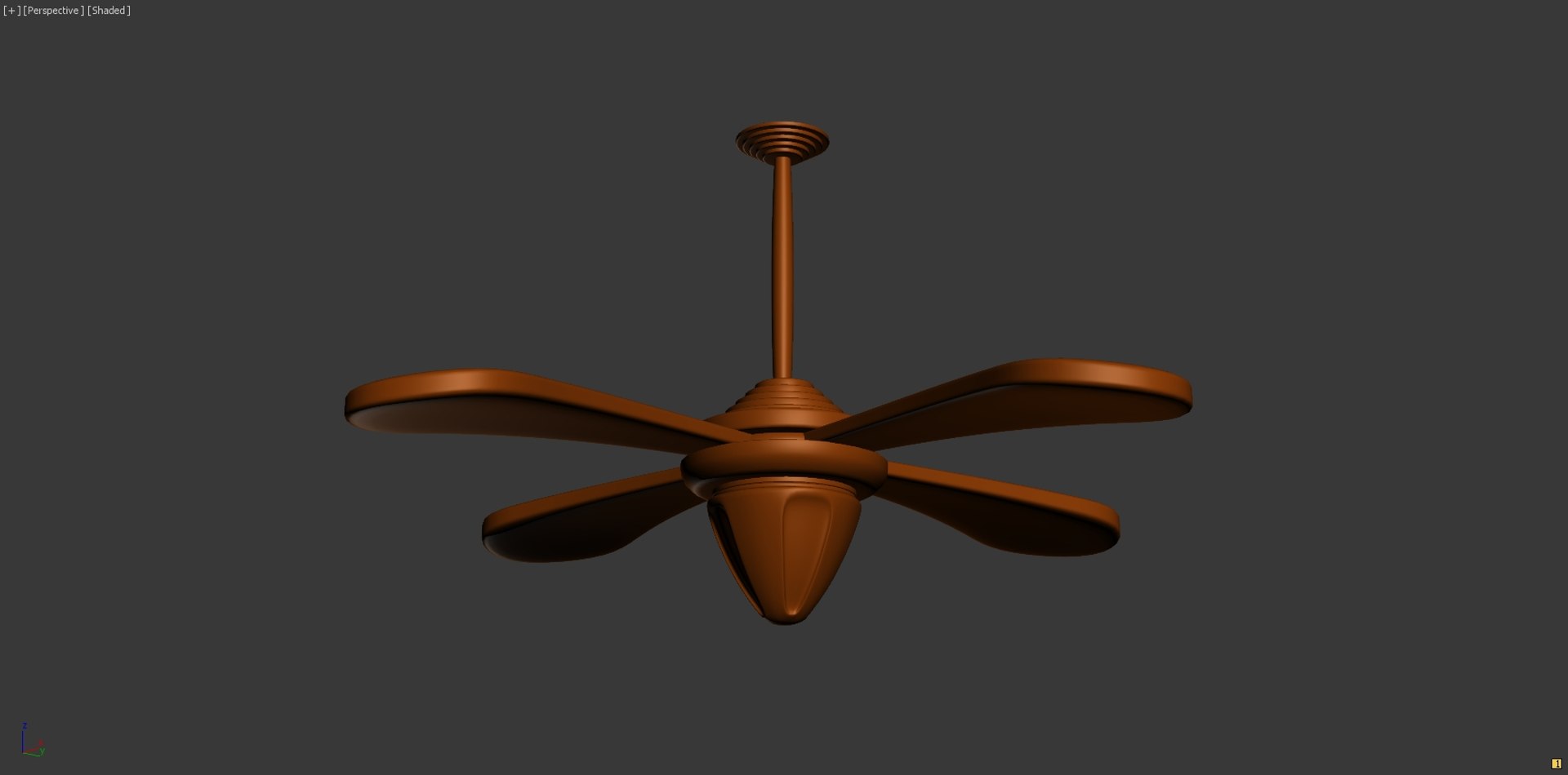 3D Cartoon Ceiling Fan - TurboSquid 1150757