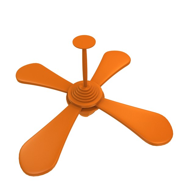 3D cartoon ceiling fan - TurboSquid 1150757