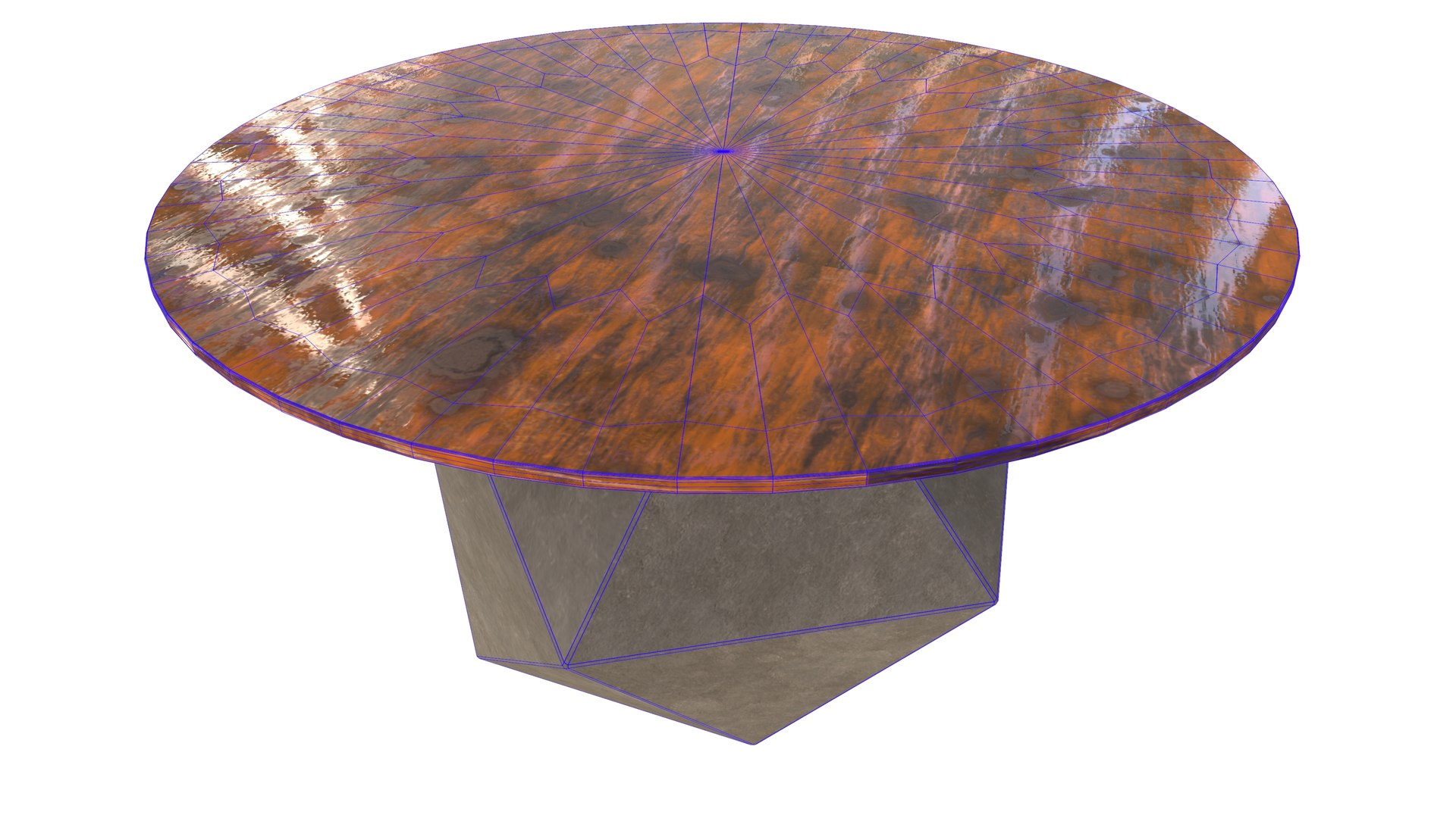 3D Modern Round Table 3D Model AR VR PBR - TurboSquid 1983131