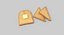 Toast And Butter Model 3D