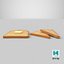Toast And Butter Model 3D