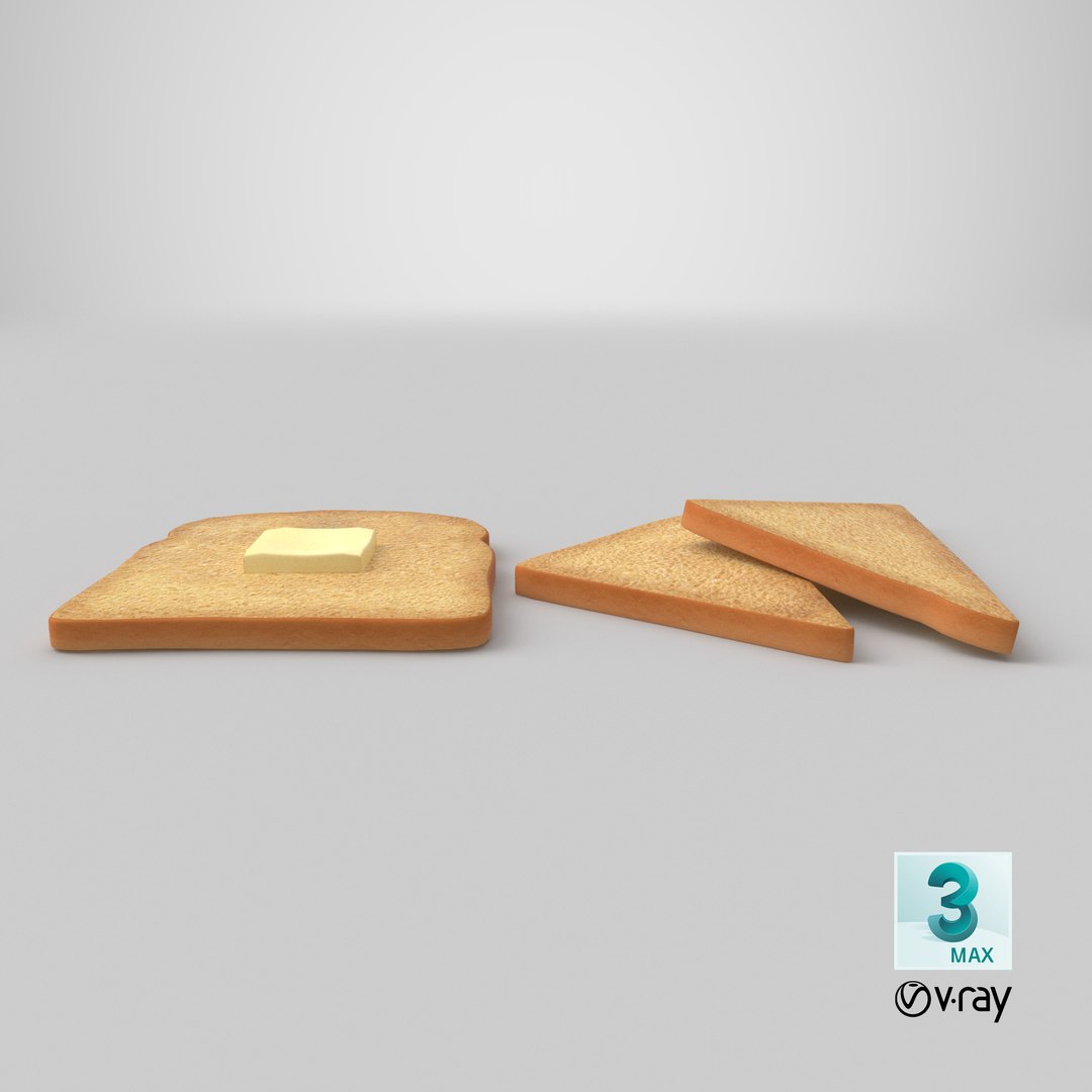 toast bread butter 3D model https://p.turbosquid.com/ts-thumb/b8/4uELUw/NImLg43n/render.0001/png/1527197256/1920x1080/fit_q87/353ec36629a3e06f1f7f3d1e086ac7a93333a0d1/render.0001.jpg