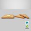 Toast And Butter Model 3D