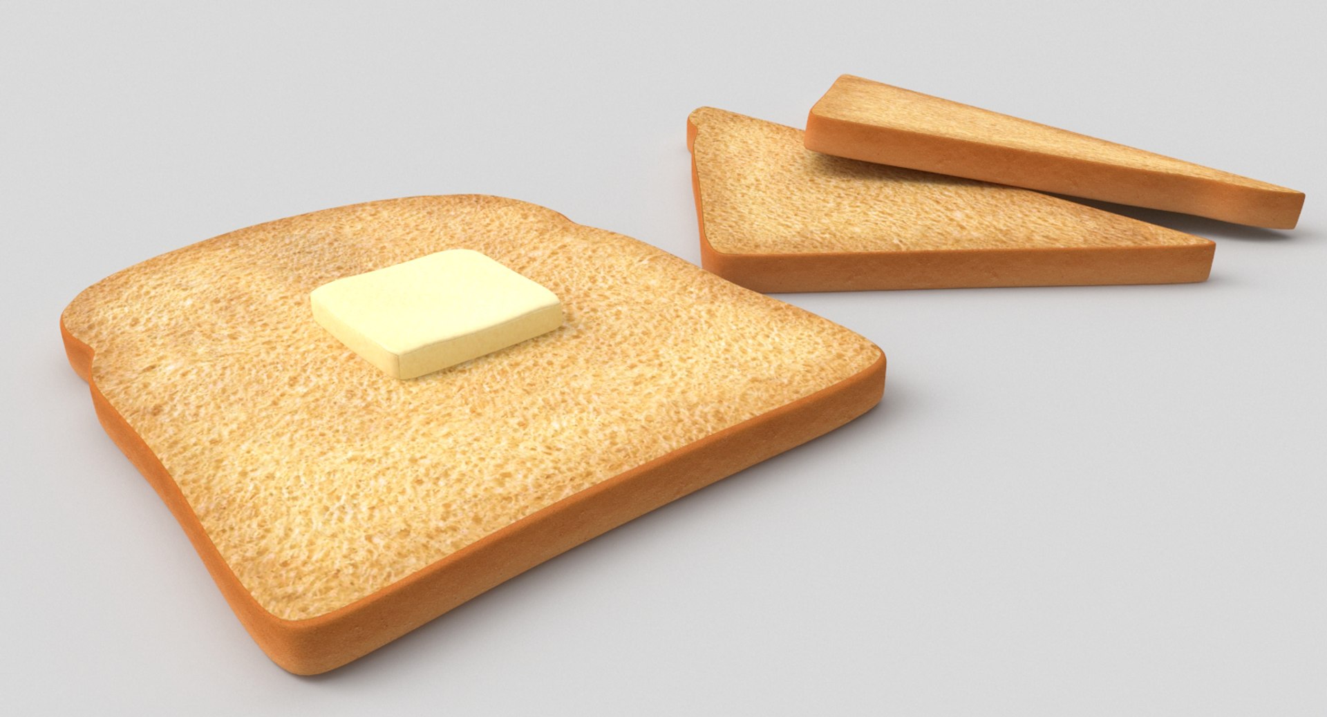 toast bread butter 3D model https://p.turbosquid.com/ts-thumb/b8/4uELUw/u9U4HR0k/toastandbutter7/jpg/1526657690/1920x1080/fit_q87/7aeebbfaa091800dbab5136cb5edabb9c0407ac5/toastandbutter7.jpg