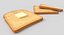 Toast And Butter Model 3D