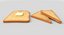 Toast And Butter Model 3D