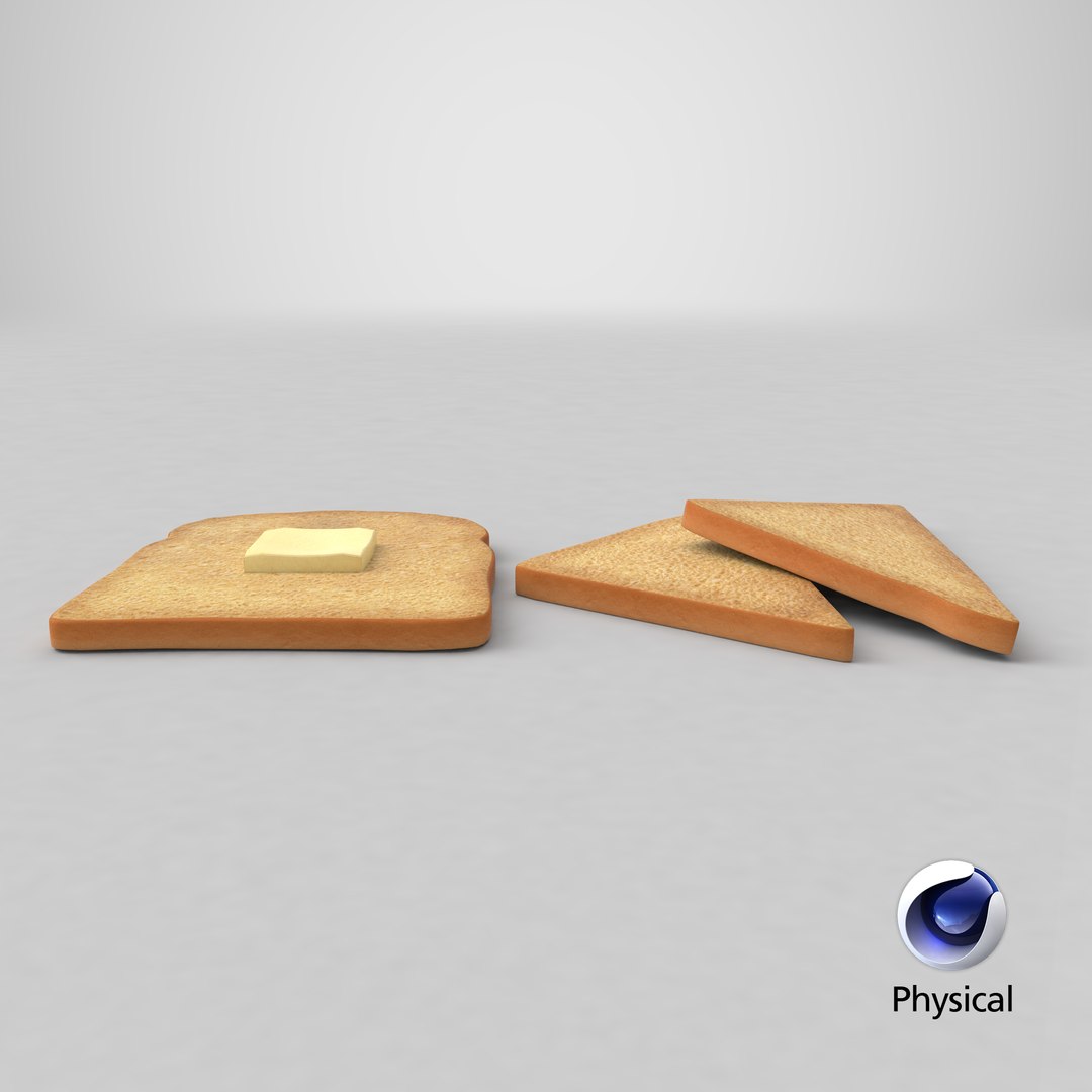 toast bread butter 3D model https://p.turbosquid.com/ts-thumb/b8/4uELUw/zaJCB10f/render.0001/png/1527197268/1920x1080/fit_q87/e5ca711d6e89e8258a0a1ebfba15c54b90419e20/render.0001.jpg