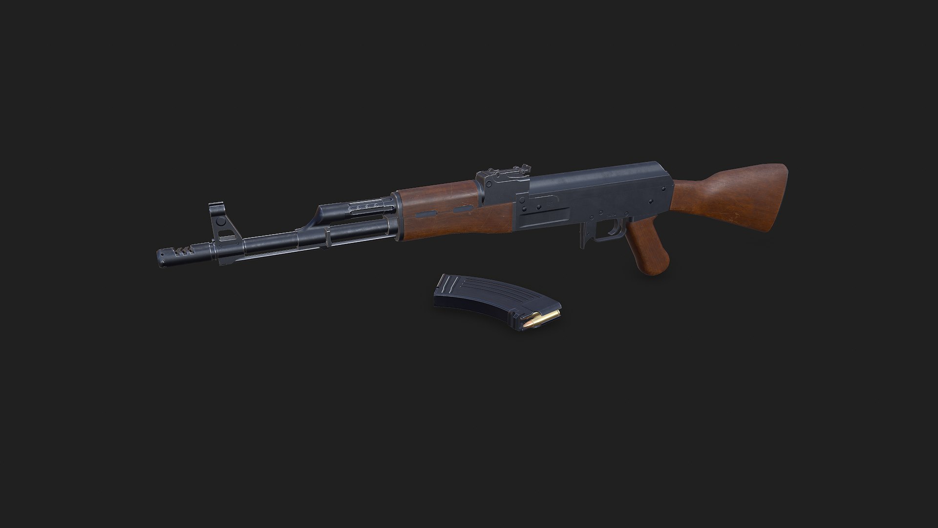 AK 47 Assault Rifle Low-poly PBR 3D https://p.turbosquid.com/ts-thumb/b8/4zkthR/6R/02/png/1790823912/1920x1080/fit_q87/12d410836da5e6edb073c2a1334171376cd47248/02.jpg