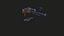 Fuzil de Assalto AK-47 Low-poly PBR