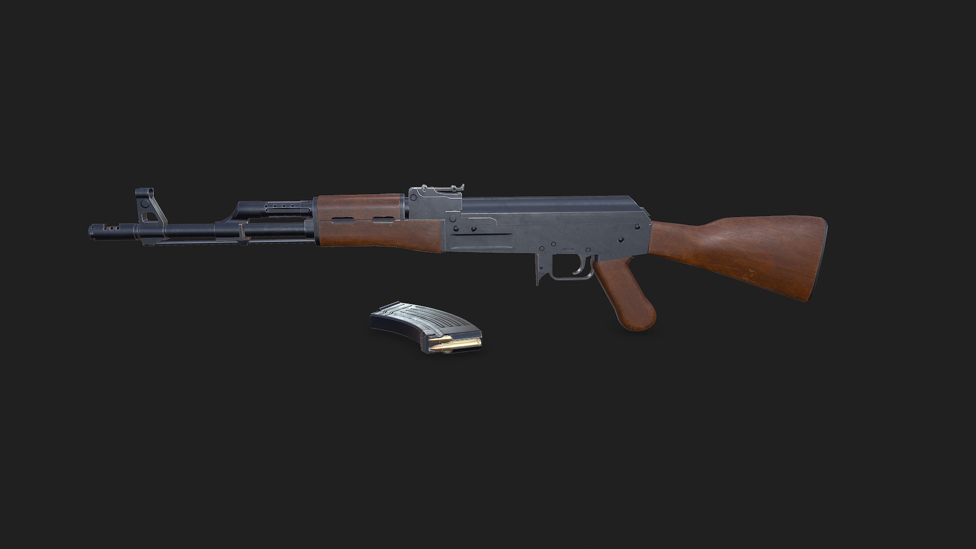 AK 47 Assault Rifle Low-poly PBR 3D https://p.turbosquid.com/ts-thumb/b8/4zkthR/la/screenshot002/png/1790823917/1920x1080/fit_q87/d1bc62f9b7e8efb1e39adaf8af9bddb322cb06e0/screenshot002.jpg