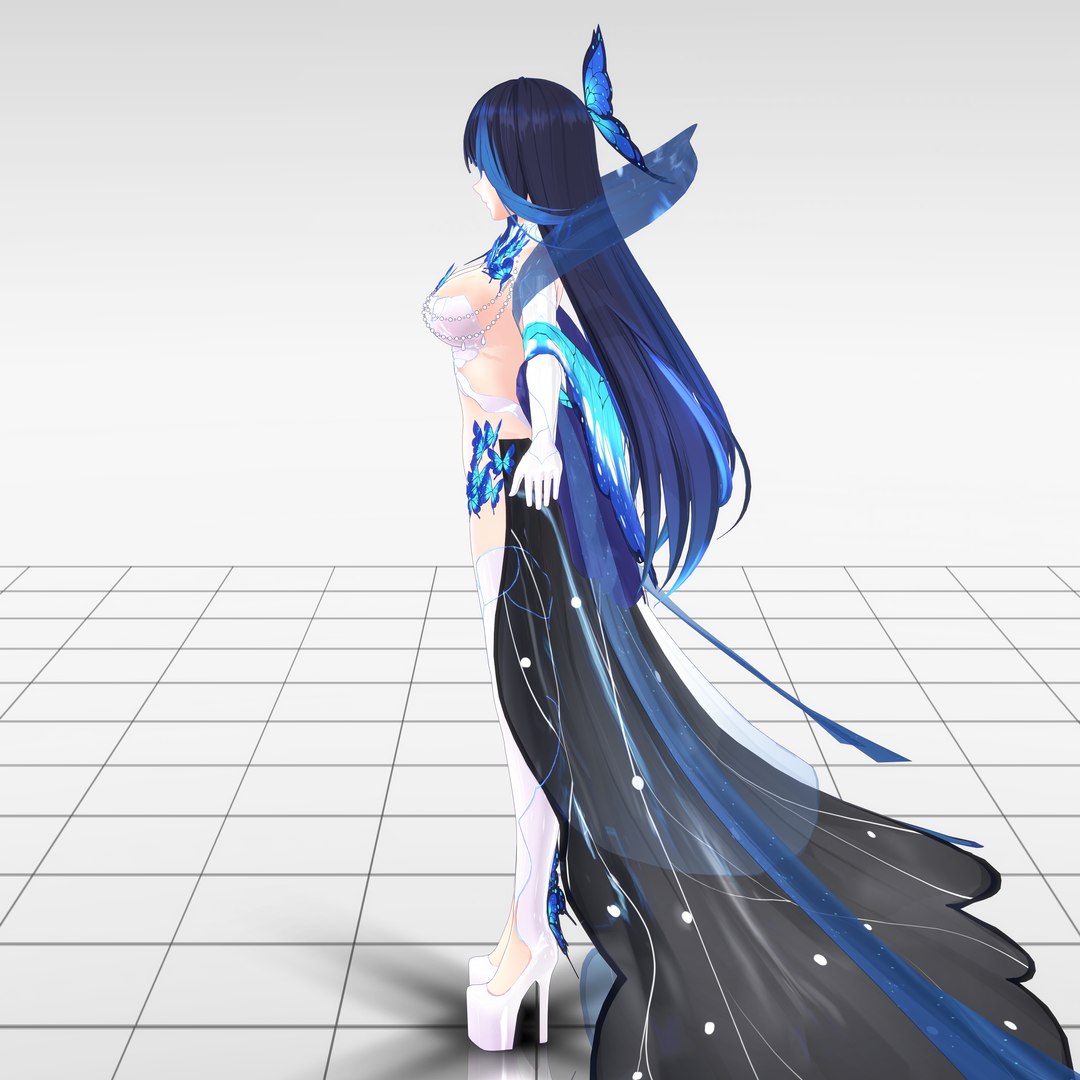 3D MMD Qian 3D Model - TurboSquid 2274400
