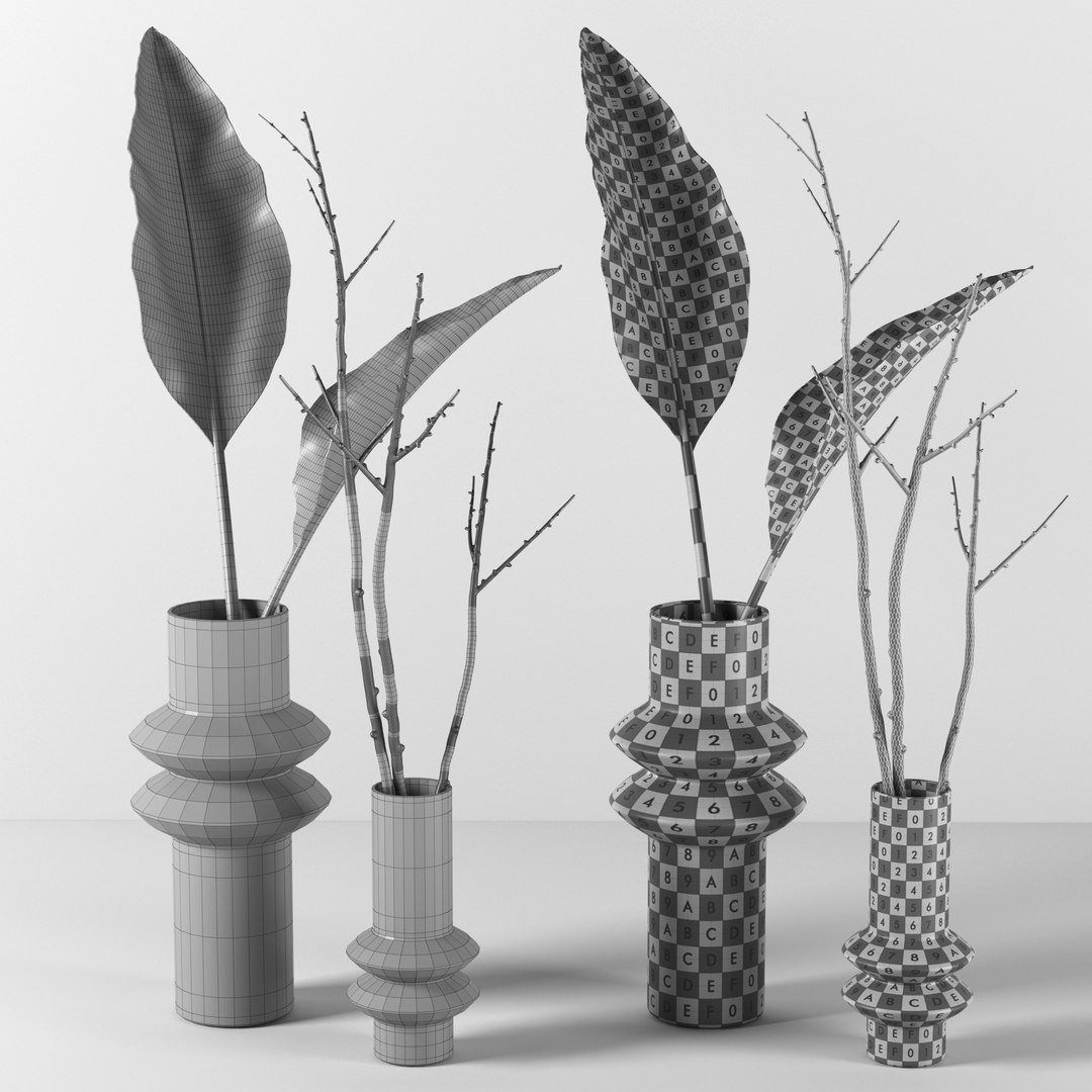 3D decorative vase 14 - TurboSquid 1628238