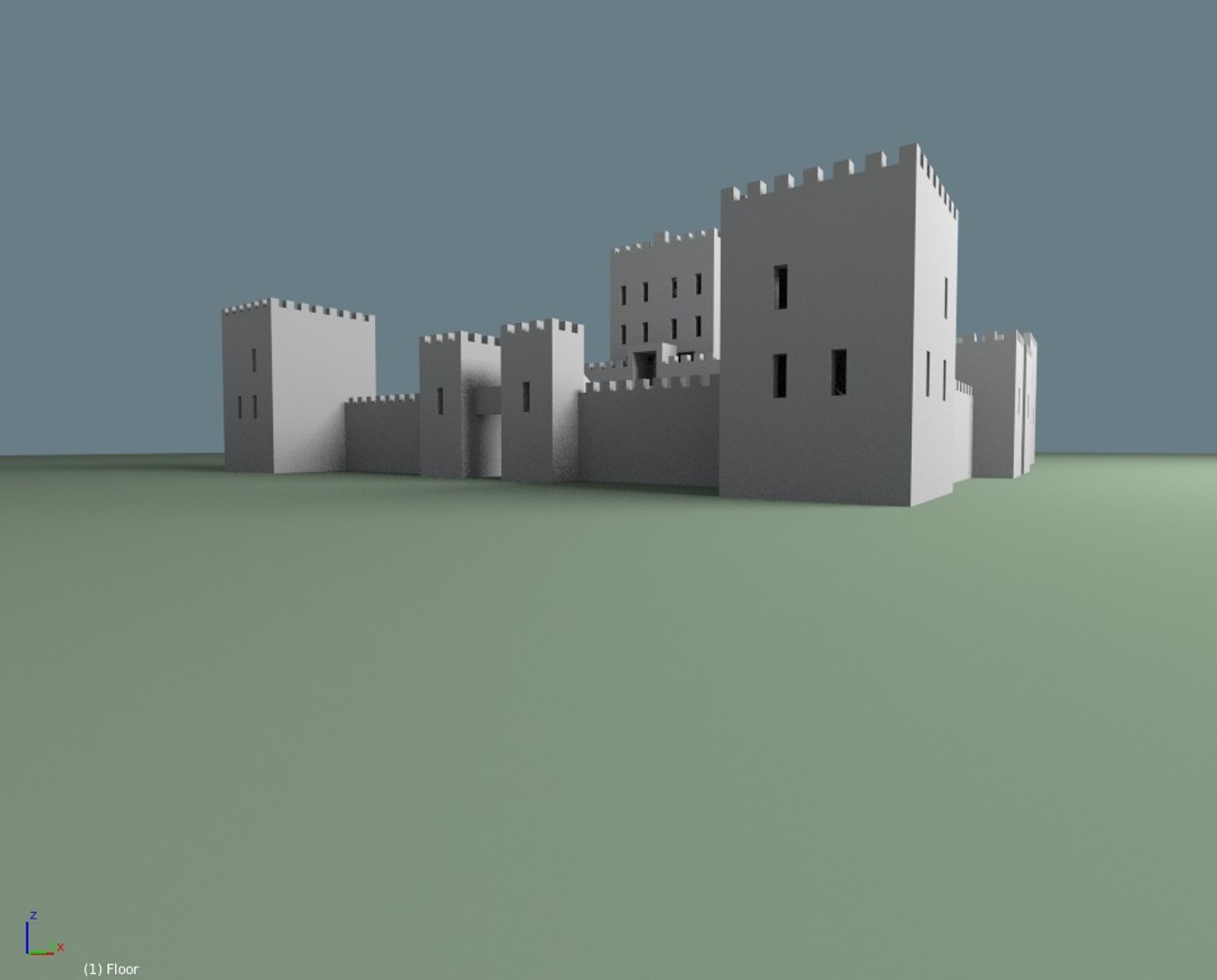 3d Generic Castle Model