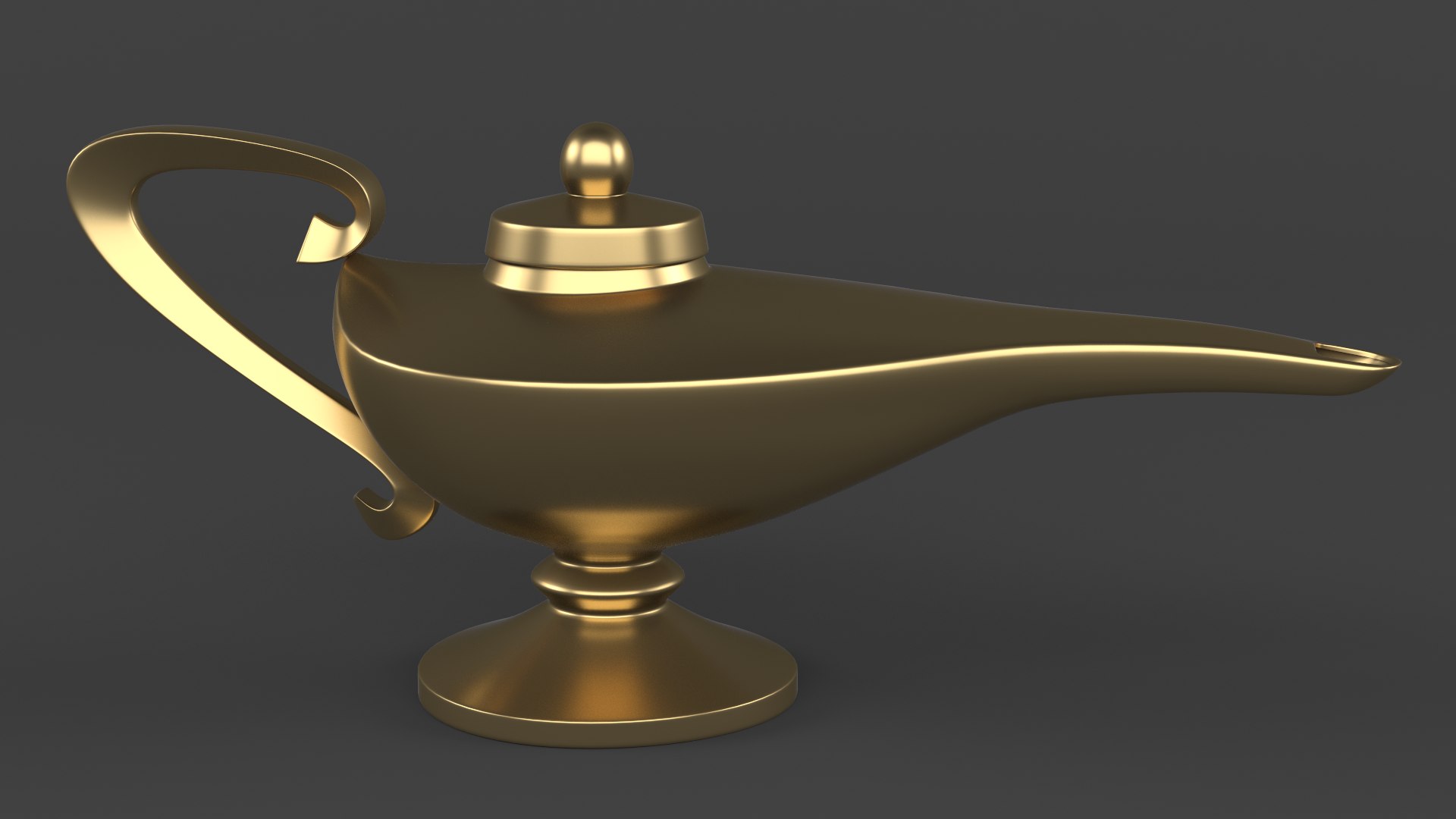 3D Magic Lamp TurboSquid 1953391