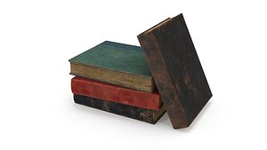 Old books 3D model