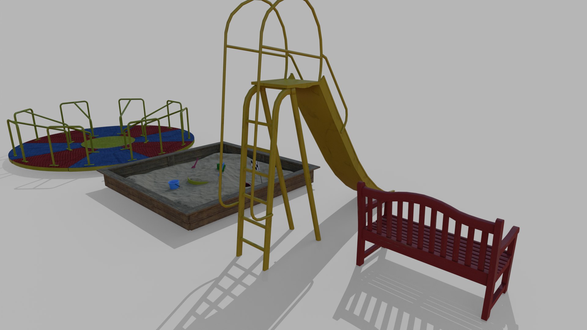 Playground Pack Model - TurboSquid 2294321