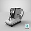 3D model refractometer keratometer