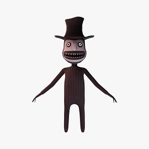 creepy man 3D model
