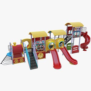 Train Style Kid Playground 06
