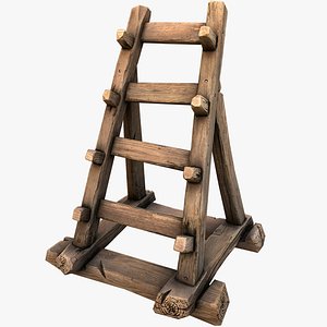 Weapon Rack for Dagger Knife Sword Medieval Furniture Armory 3D