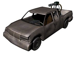 3d model pickup truck