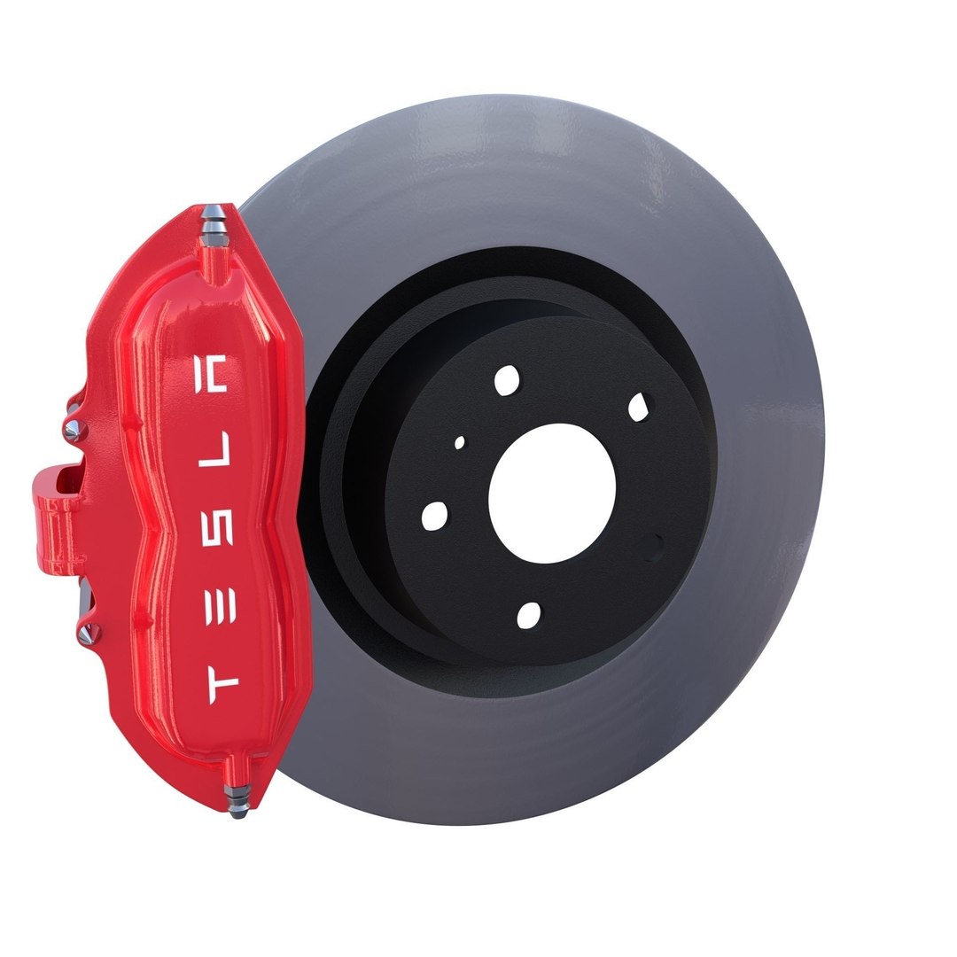 Tesla Brake 3d Model