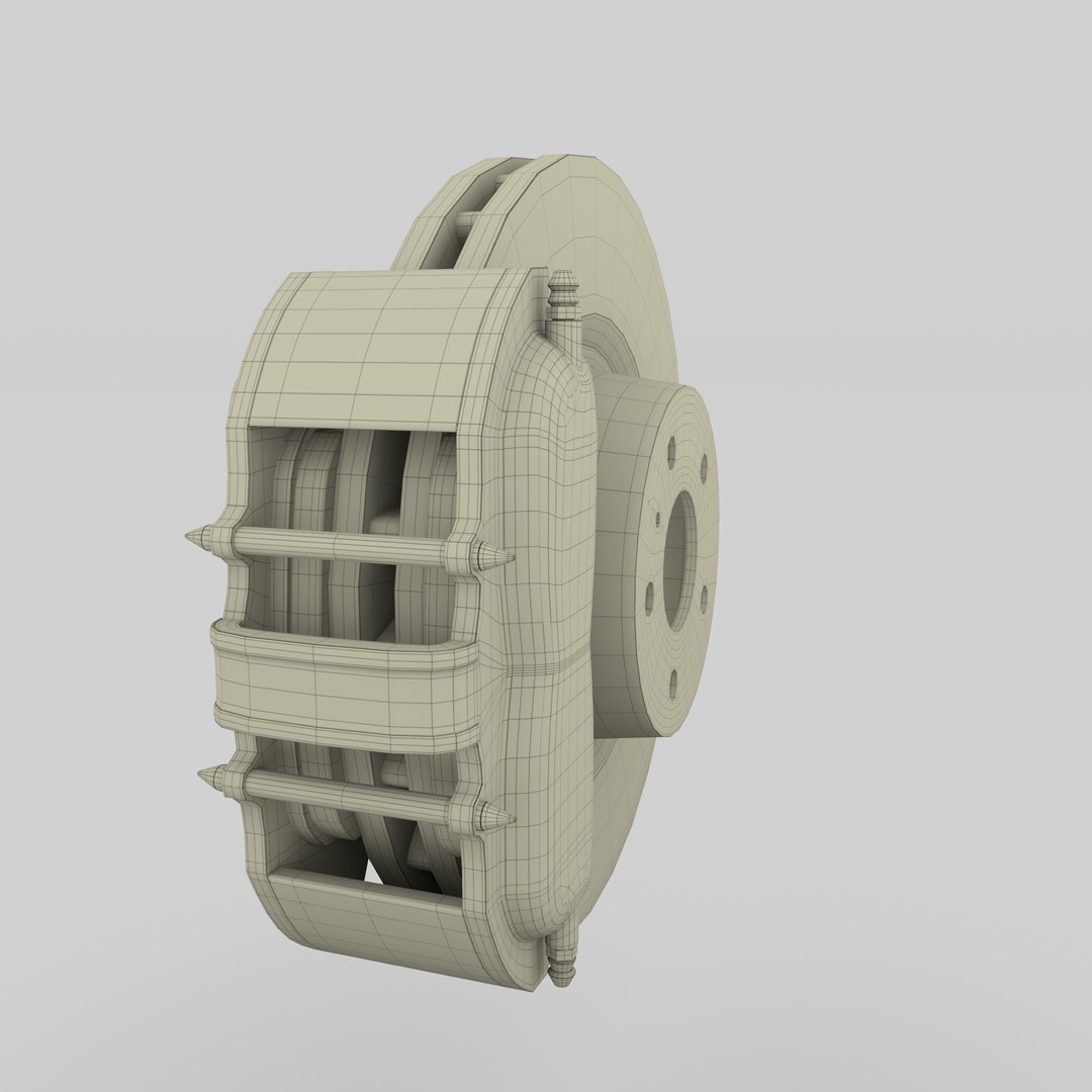 Tesla Brake 3d Model