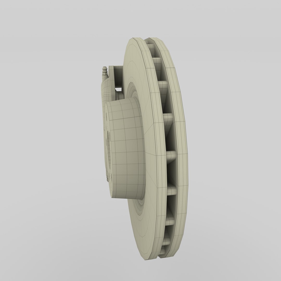 Tesla Brake 3d Model