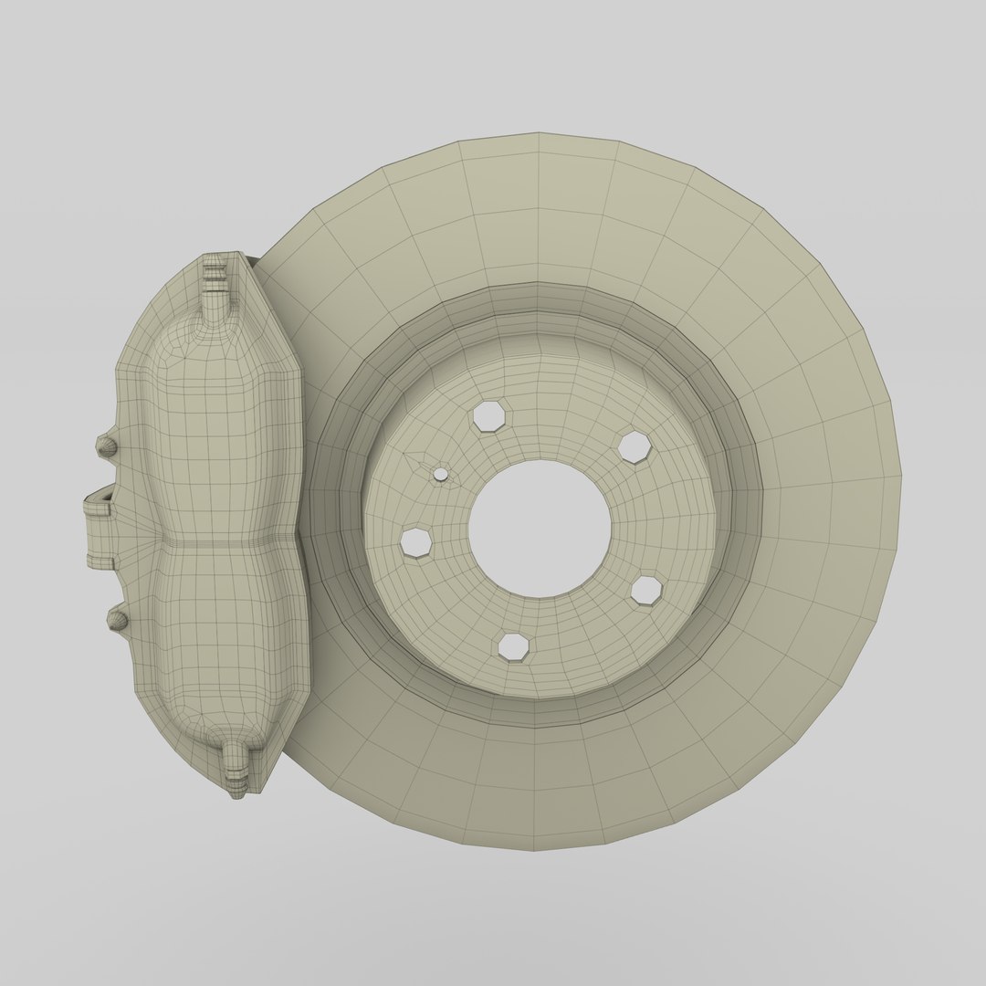 Tesla Brake 3d Model