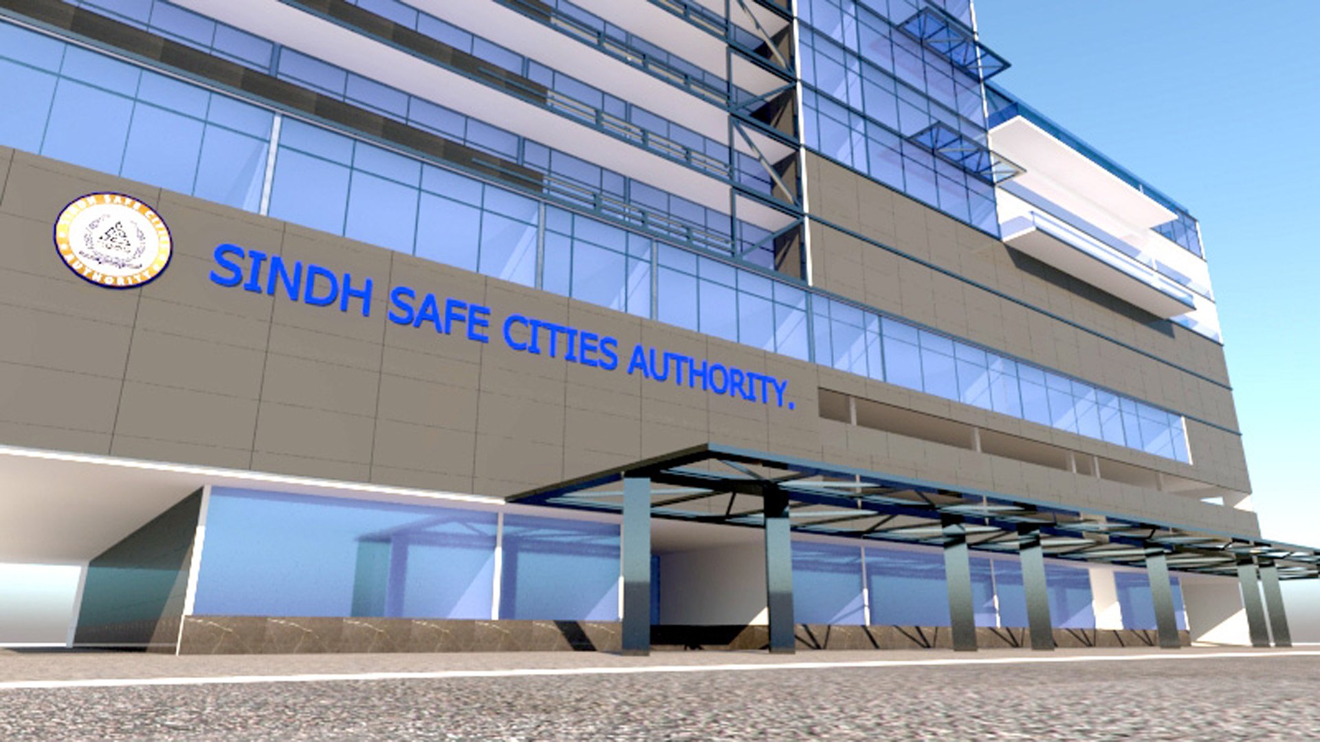 3D model SAFE CITY Office Building 3D - TurboSquid 2151919