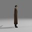 Simply Stylized Male Detective Low-poly 3D model 3D model