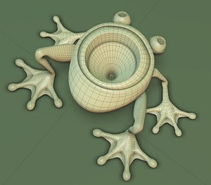 penholder printing pen 3d model