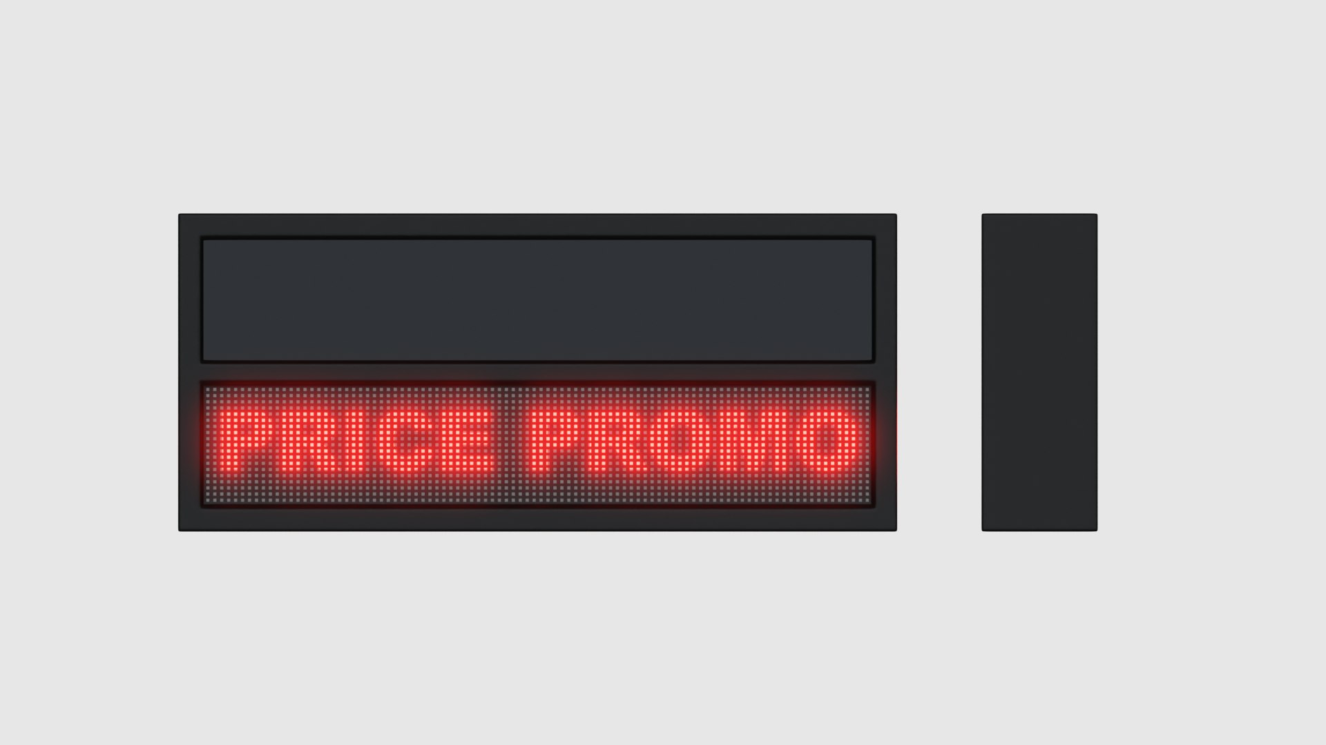 Display Running Text 3D Model - TurboSquid 2269151
