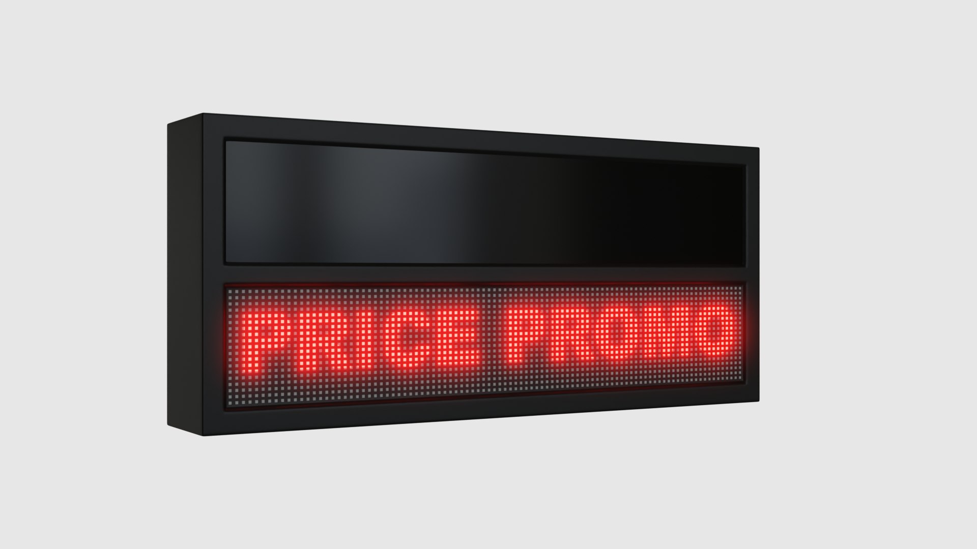 Display Running Text 3D Model - TurboSquid 2269151