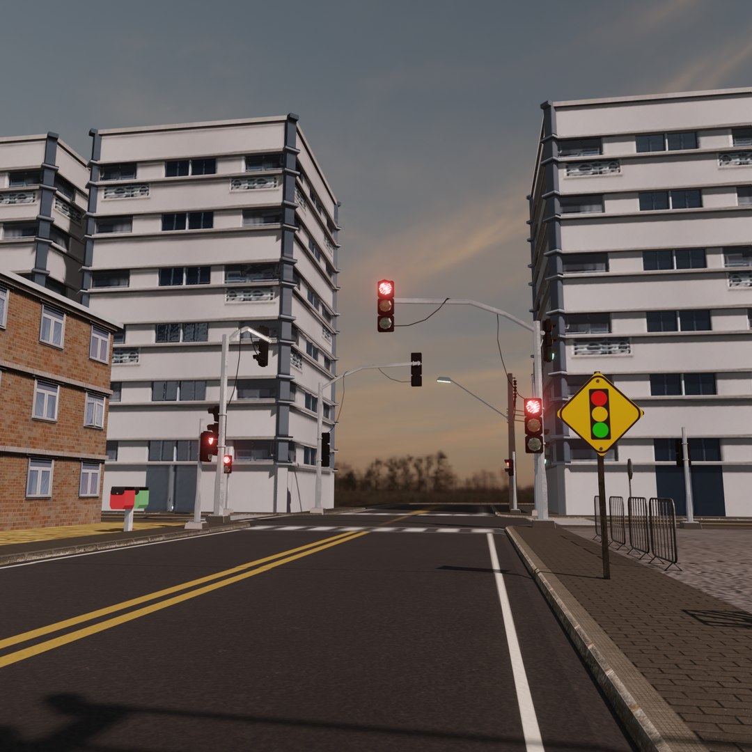 Modular Streets Model - TurboSquid 2196164