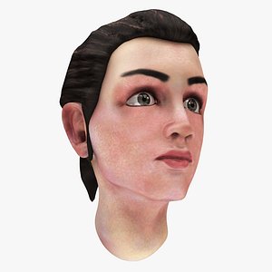famale head 01 3D