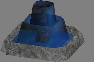 Fuente low poly
